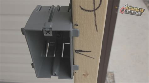 how do i install a 1 gang electrical box|single gang electrical box instructions.